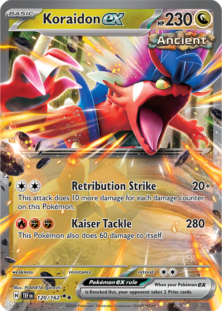 Temporal Forces 120/162 Koraidon ex