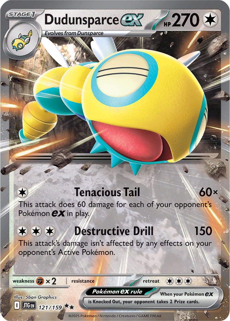 Journey Together 121/159 Dudunsparce ex