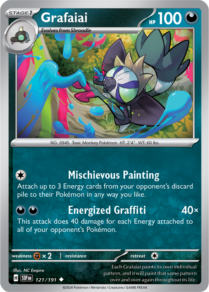Surging Sparks 121/191 Grafaiai