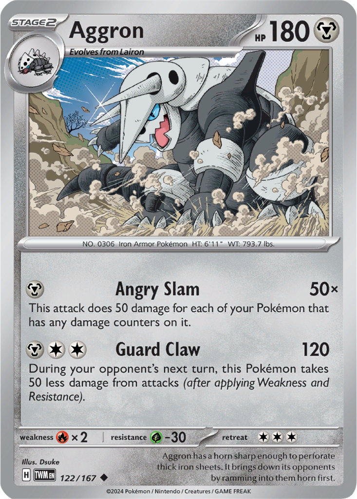 Twilight Masquerade 122/167 Aggron