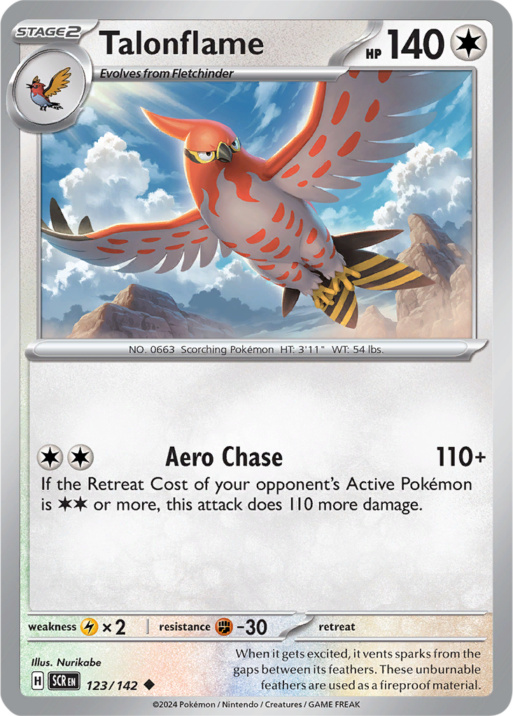 Stellar Crown 123/142 Talonflame