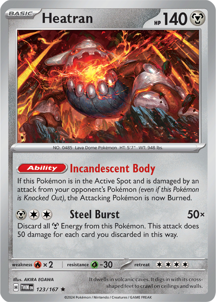 Twilight Masquerade 123/167 Heatran