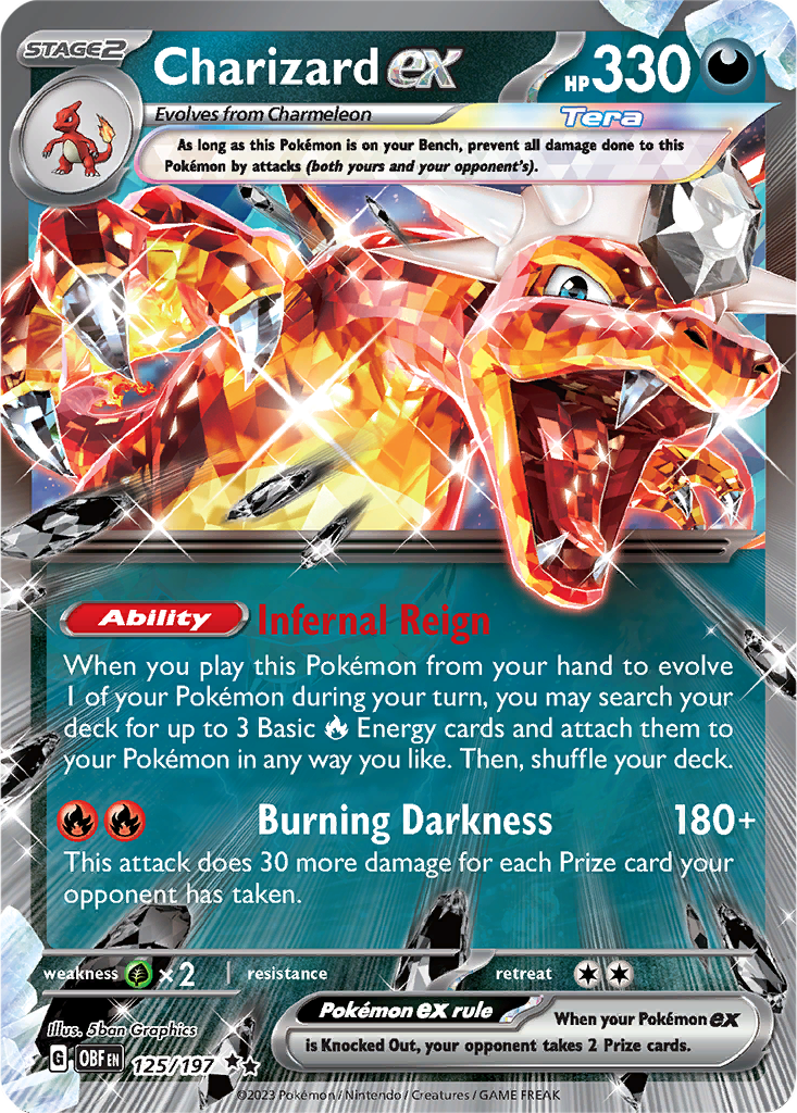 Obsidian Flames 125/197 Charizard ex