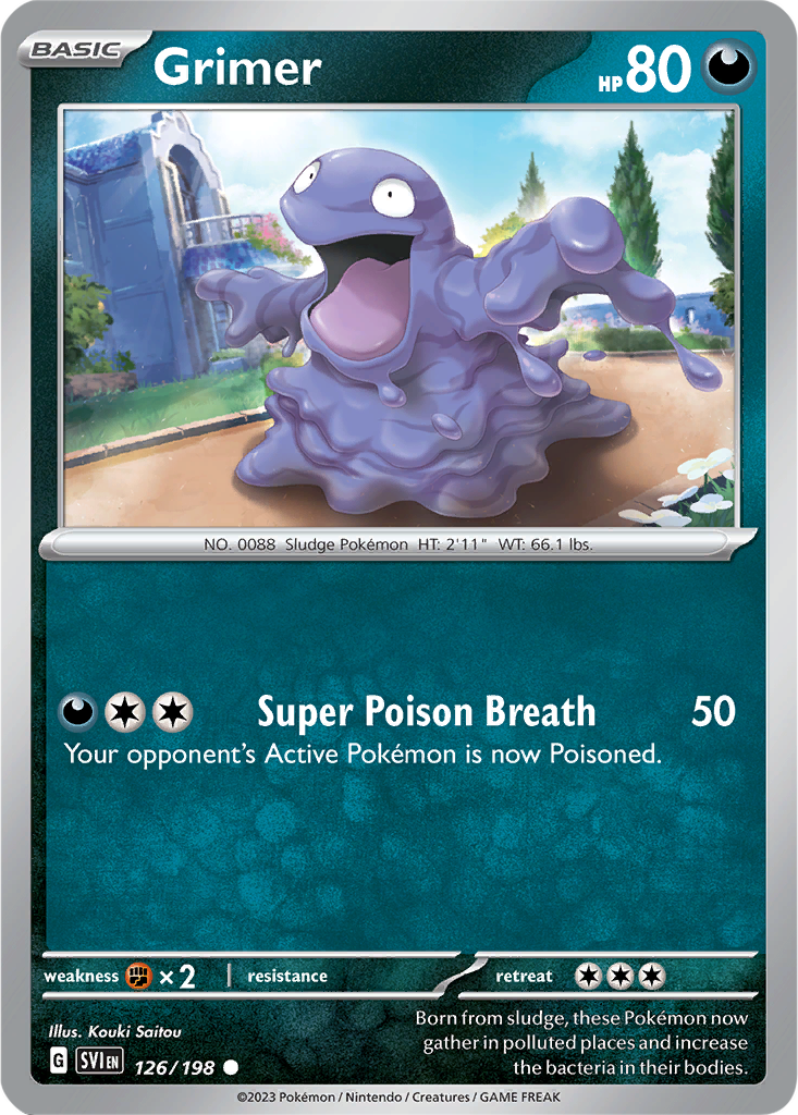 Scarlet & Violet 126/198 Grimer