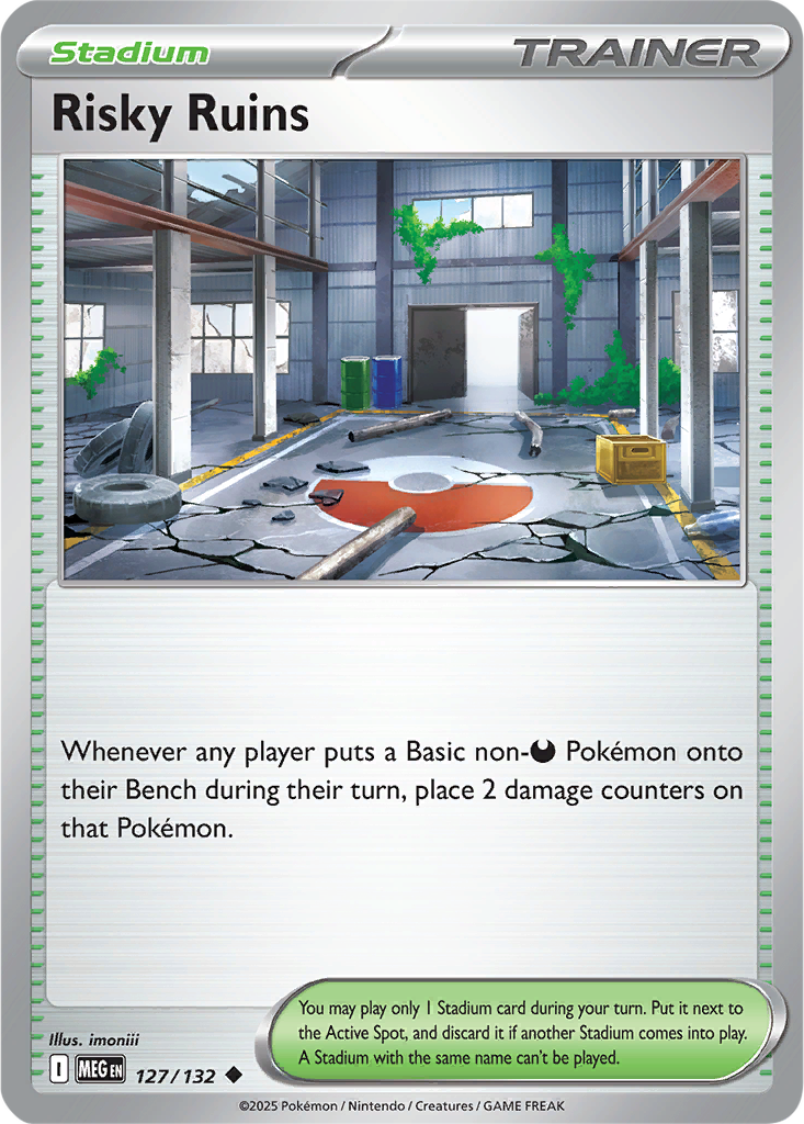 Mega Evolution 127/132 Risky Ruins