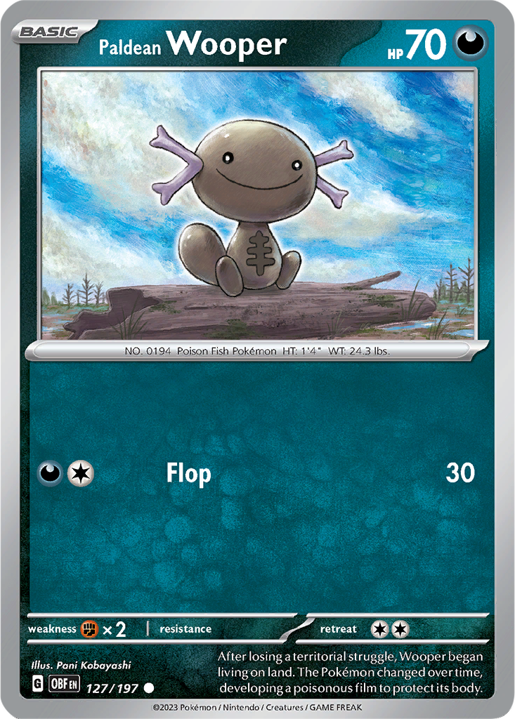 Obsidian Flames 127/197 Paldean Wooper