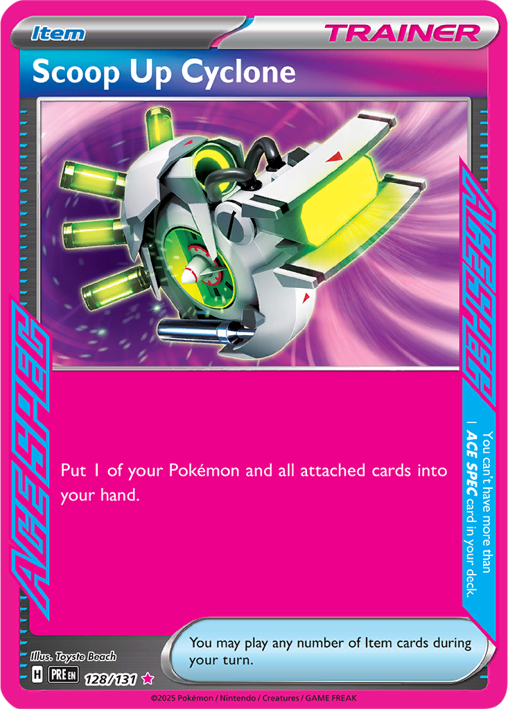 Prismatic Evolutions 128/131 Scoop Up Cyclone