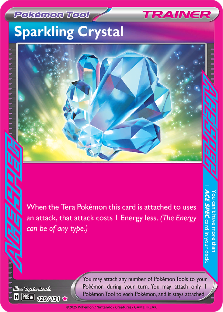 Prismatic Evolutions 129/131 Sparkling Crystal