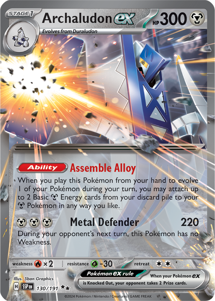 Surging Sparks 130/191 Archaludon ex