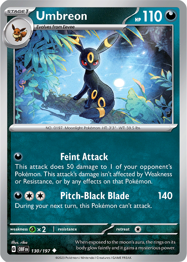 Obsidian Flames 130/197 Umbreon