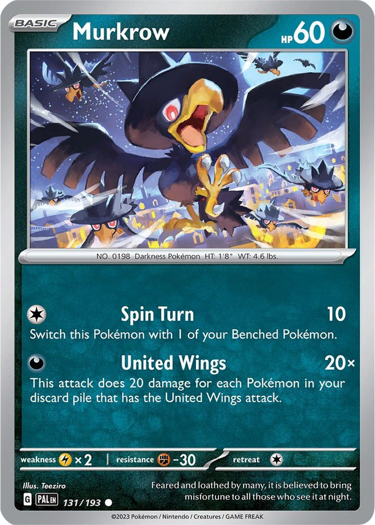 Paldea Evolved 131/193 Murkrow