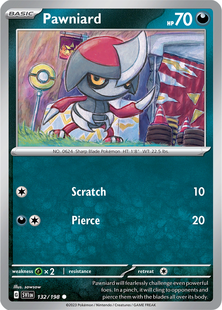 Scarlet & Violet 132/198 Pawniard