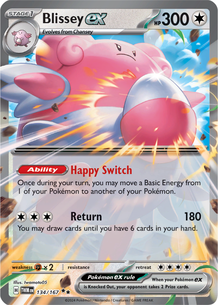 Twilight Masquerade 134/167 Blissey ex
