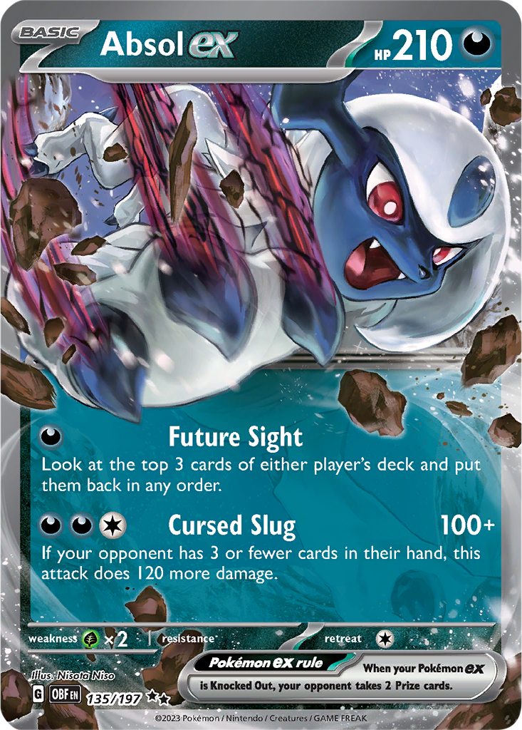 Obsidian Flames 135/197 Absol ex