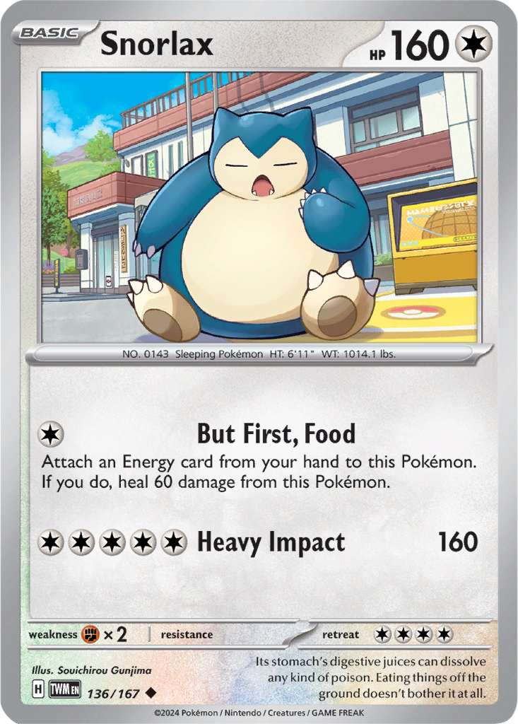 Twilight Masquerade 136/167 Snorlax
