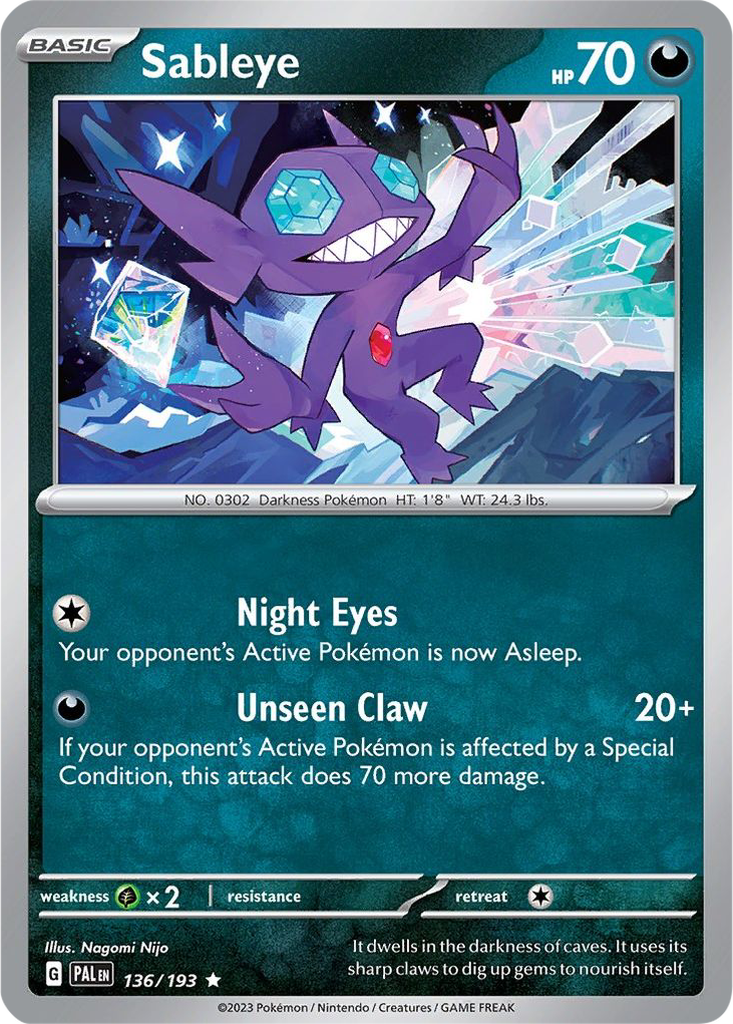 Paldea Evolved 136/193 Sableye