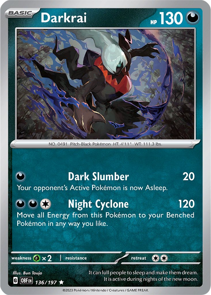 Obsidian Flames 136/197 Darkrai