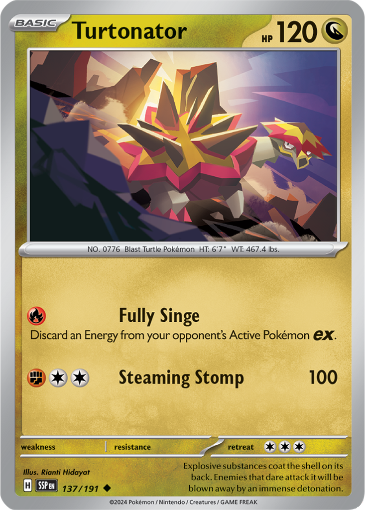 Surging Sparks 137/191 Turtonator