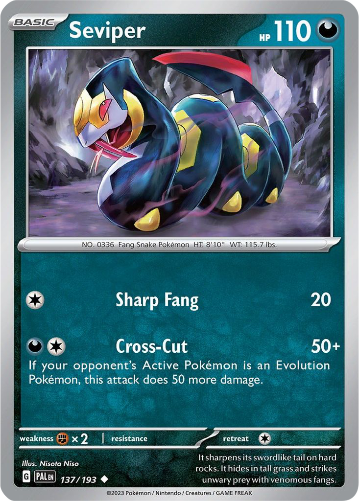 Paldea Evolved 137/193 Seviper