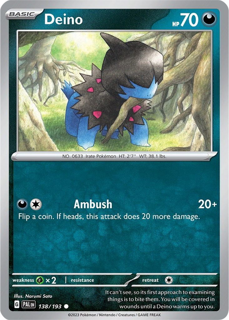 Paldea Evolved 138/193 Deino