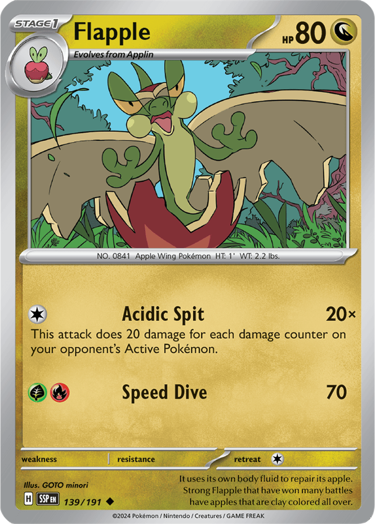 Surging Sparks 139/191 Flapple