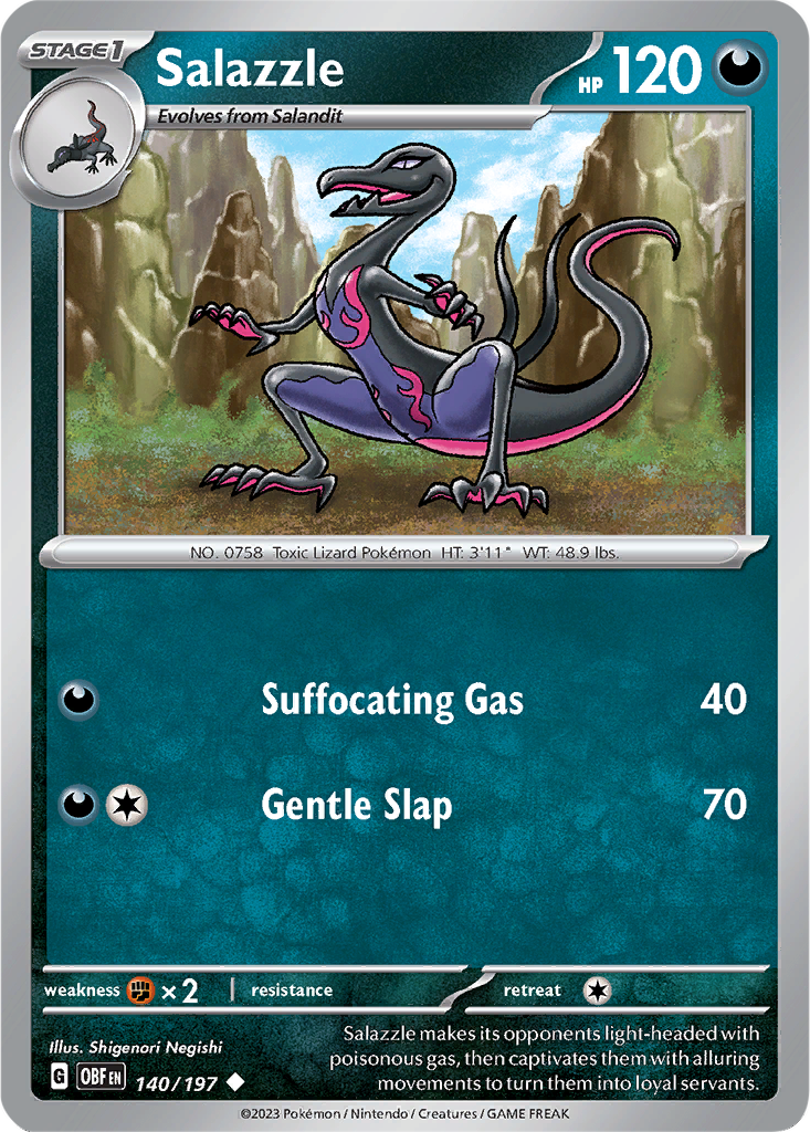 Obsidian Flames 140/197 Salazzle