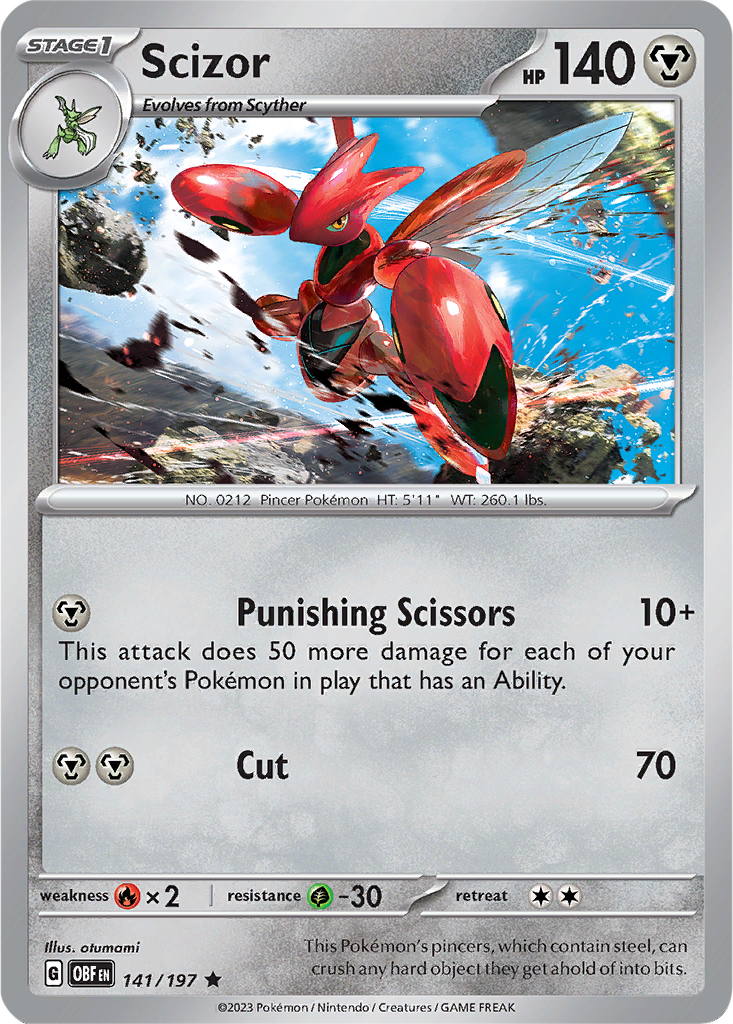 Obsidian Flames 141/197 Scizor