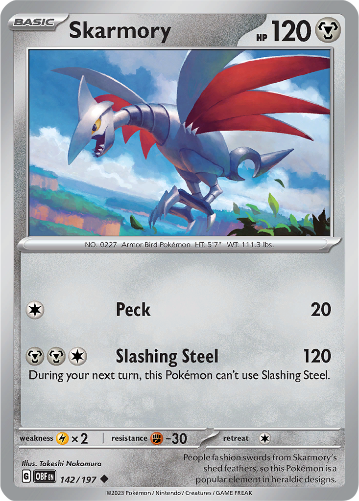 Obsidian Flames 142/197 Skarmory