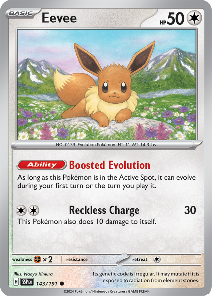 Surging Sparks 143/191 Eevee