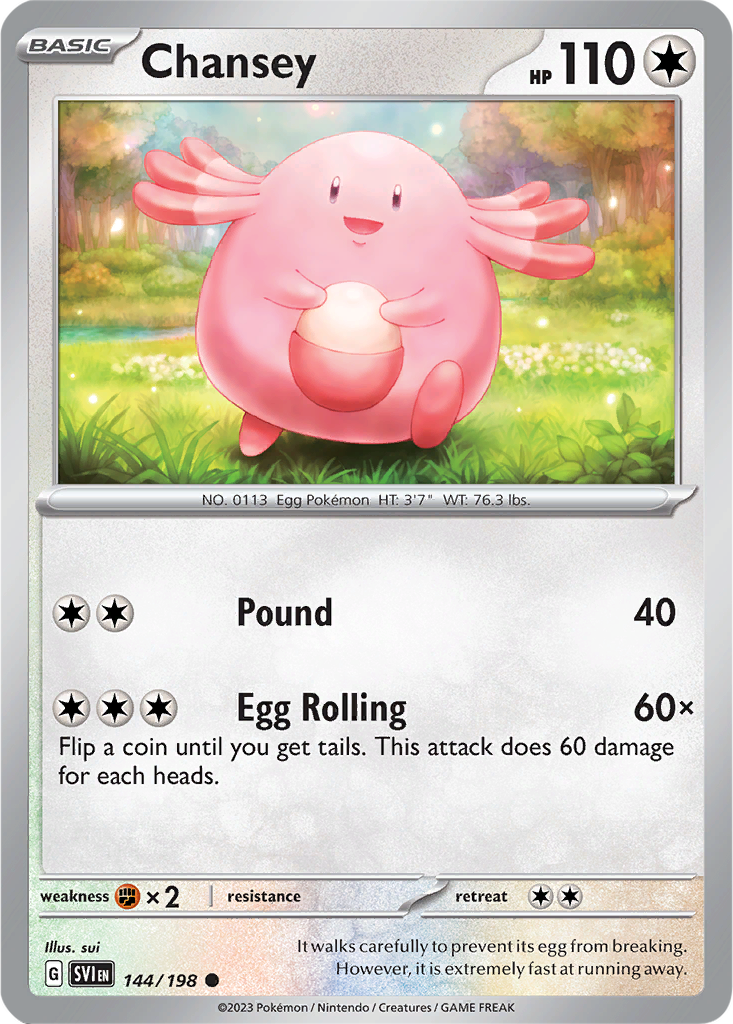 Scarlet & Violet 144/198 Chansey