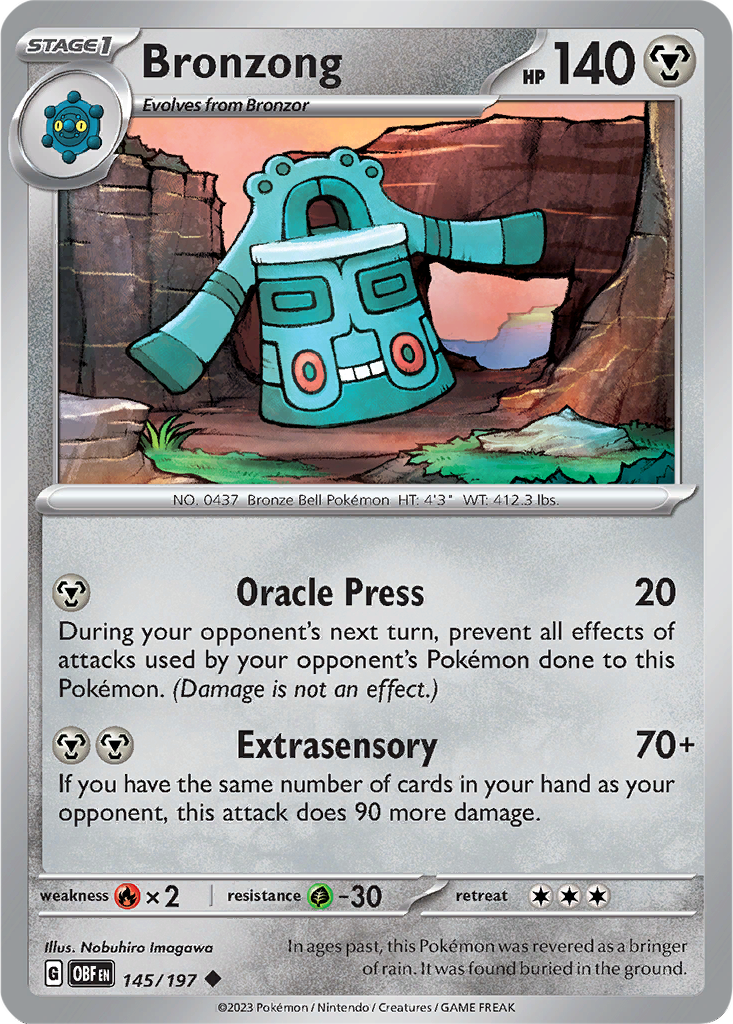 Obsidian Flames 145/197 Bronzong