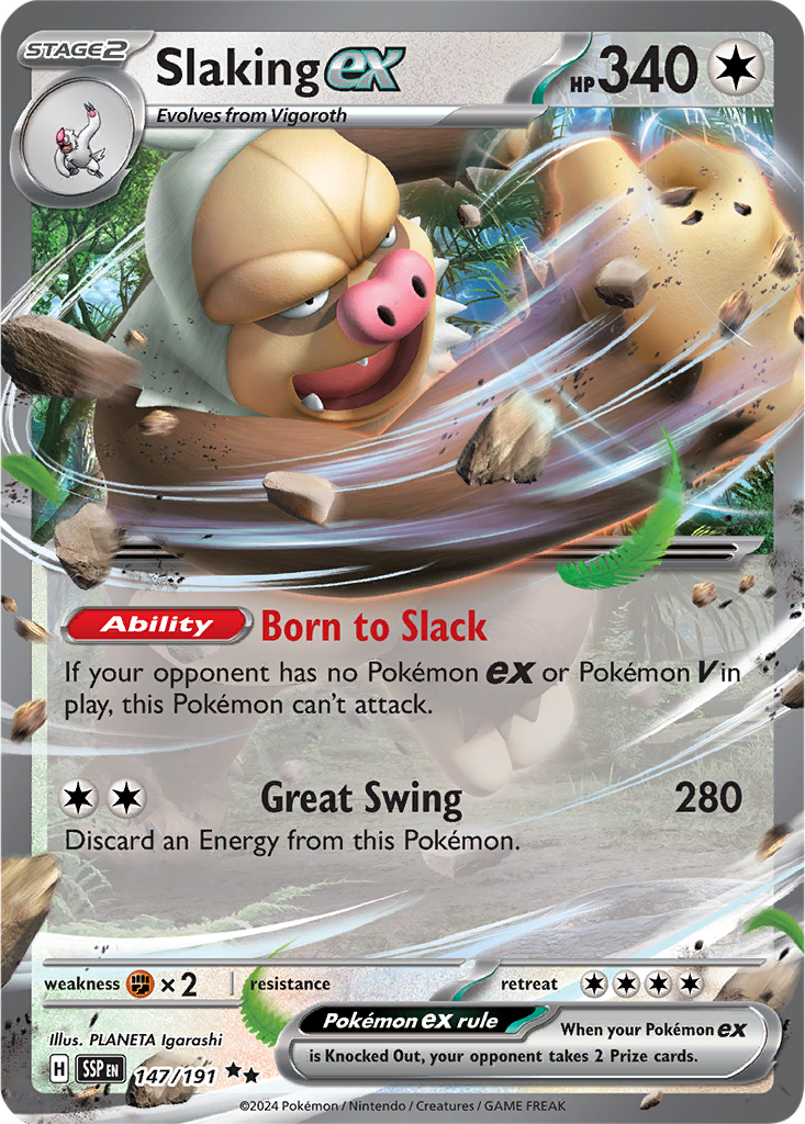 Surging Sparks 147/191 Slaking ex