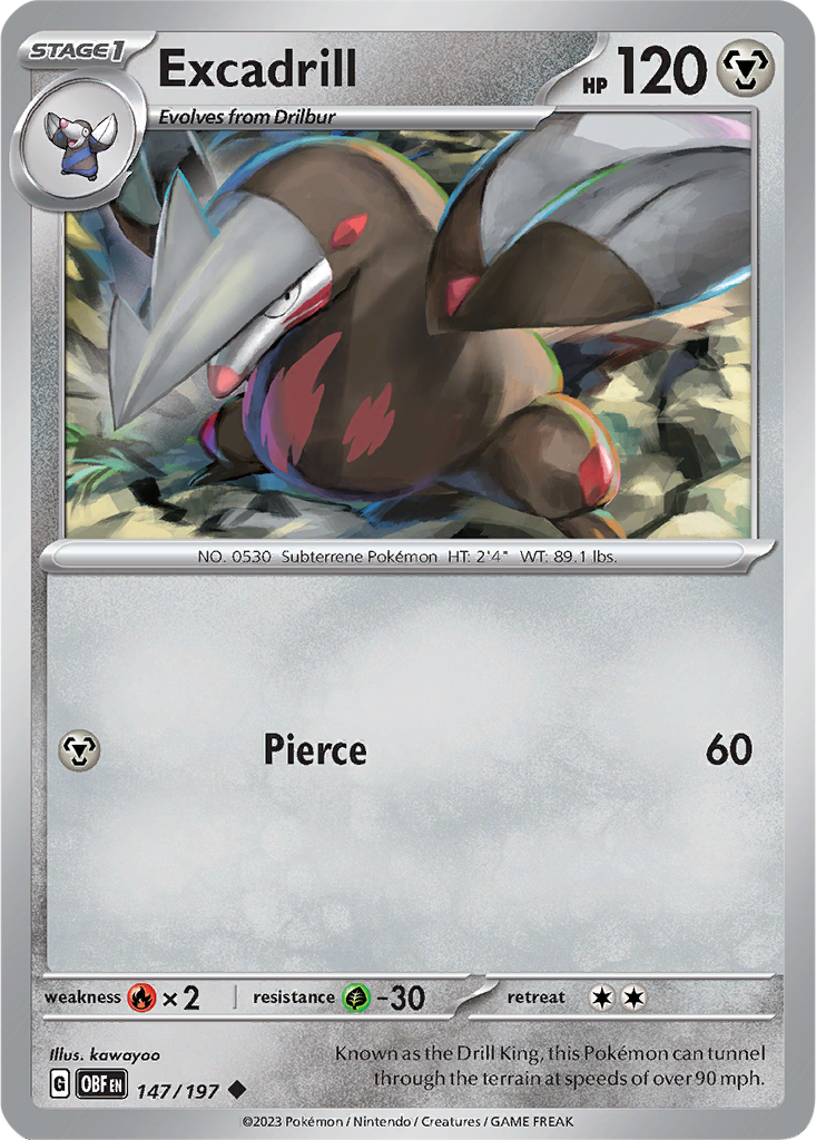 Obsidian Flames 147/197 Excadrill