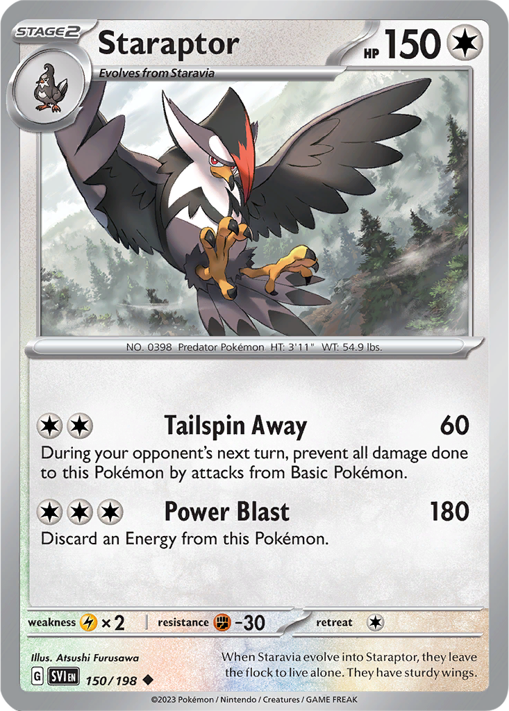 Scarlet & Violet 150/198 Staraptor