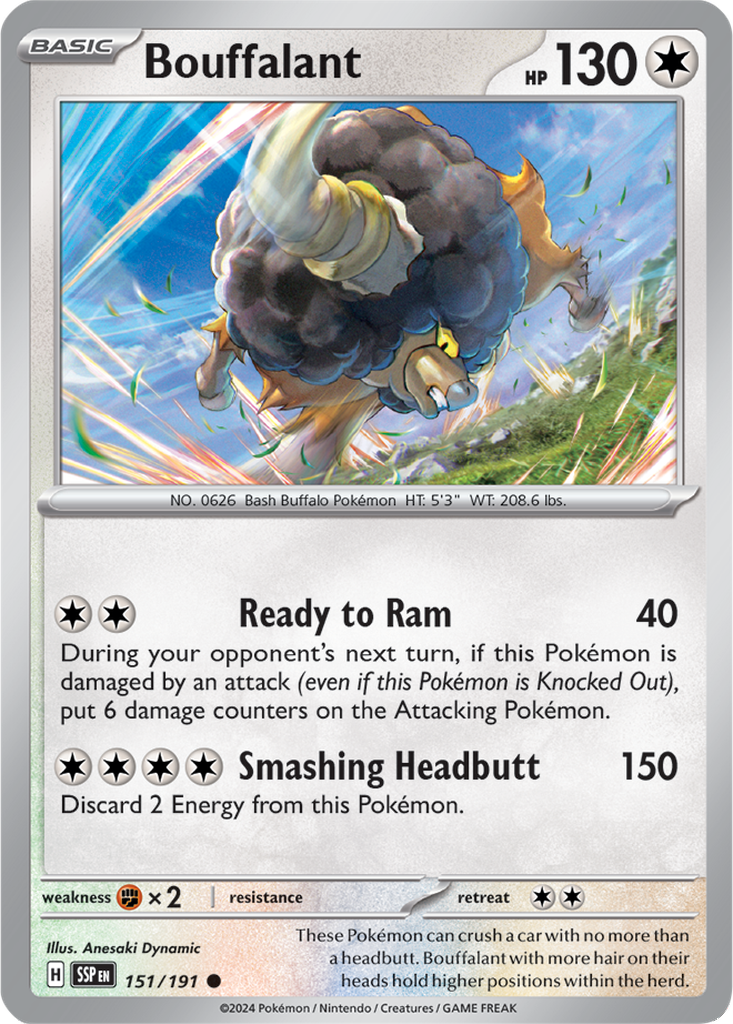 Surging Sparks 151/191 Bouffalant