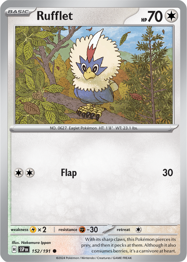 Surging Sparks 152/191 Rufflet