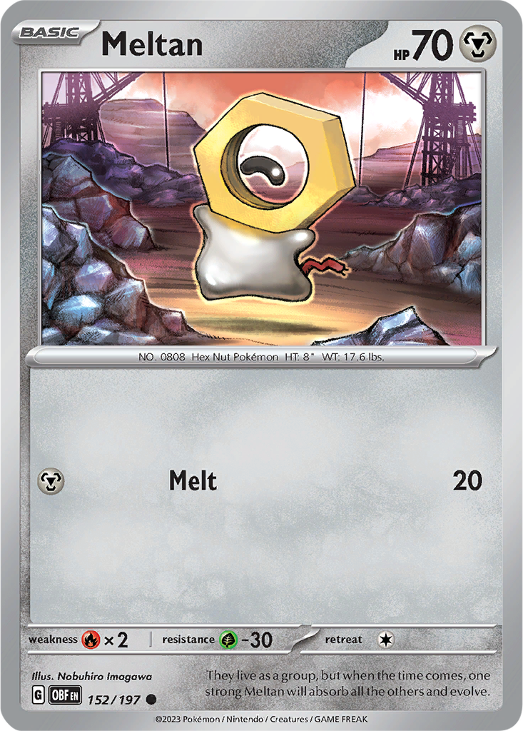 Obsidian Flames 152/197 Meltan