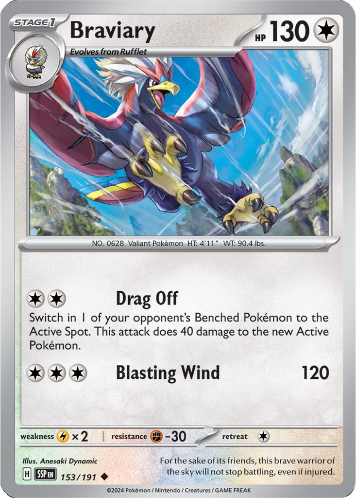 Surging Sparks 153/191 Braviary