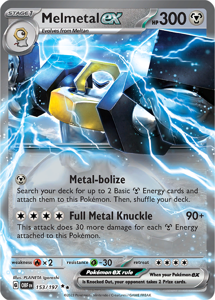 Obsidian Flames 153/197 Melmetal ex