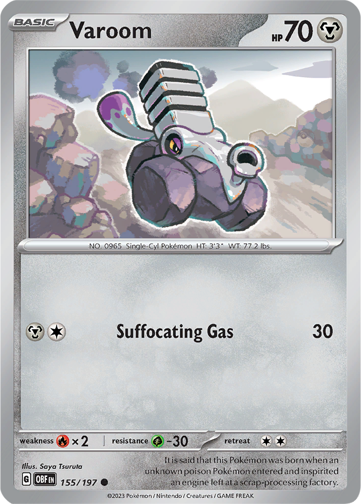 Obsidian Flames 155/197 Varoom