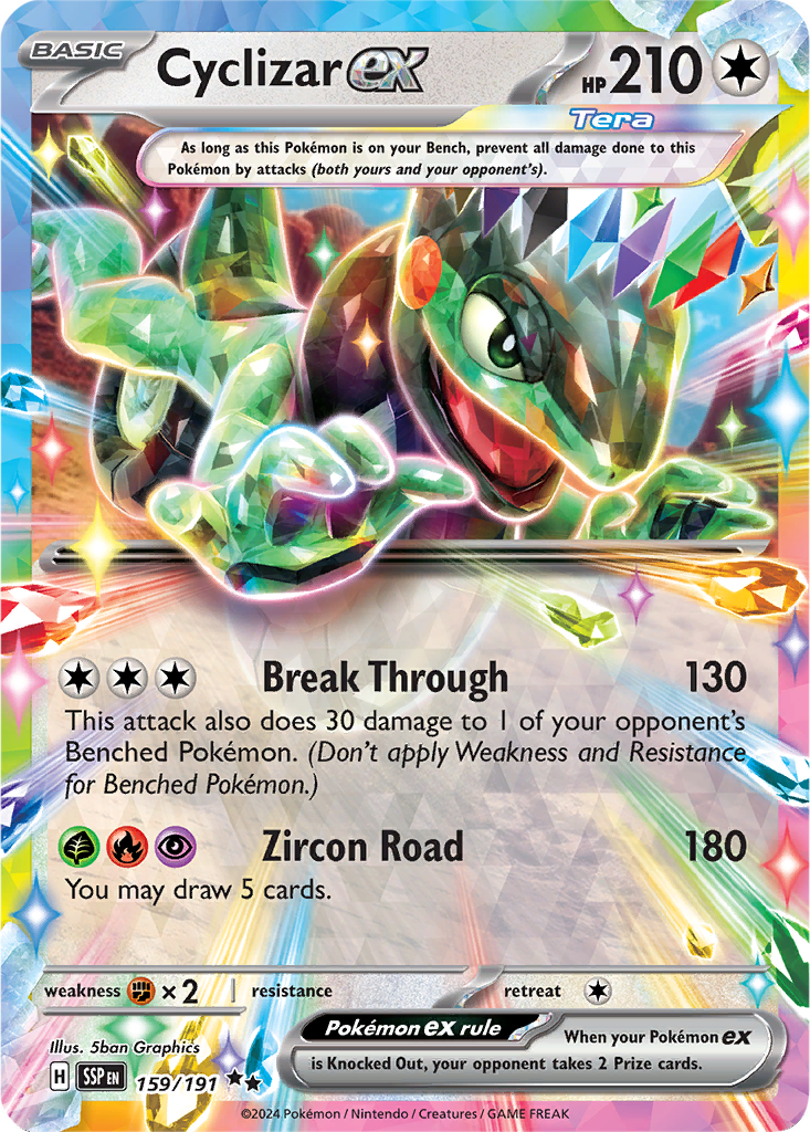 Surging Sparks 159/191 Cyclizar ex
