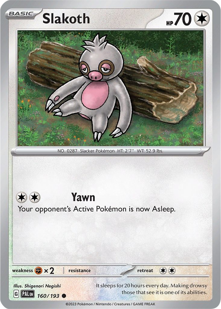 Paldea Evolved 160/193 Slakoth