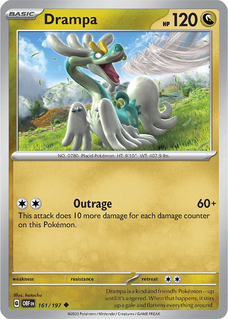 Obsidian Flames 161/197 Drampa