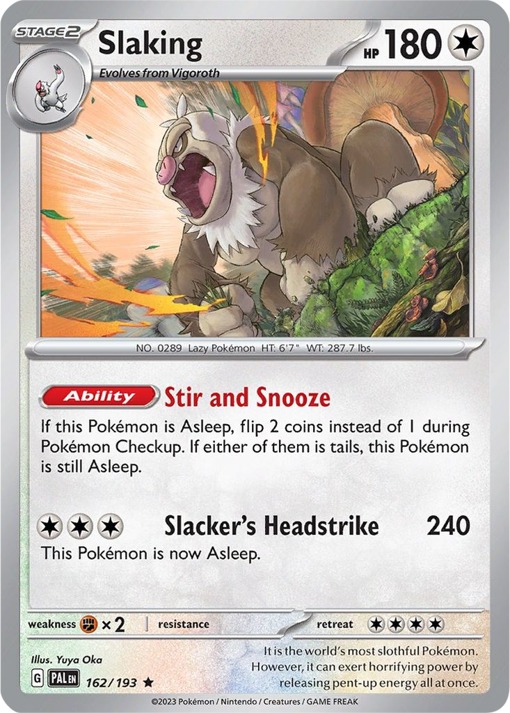 Paldea Evolved 162/193 Slaking