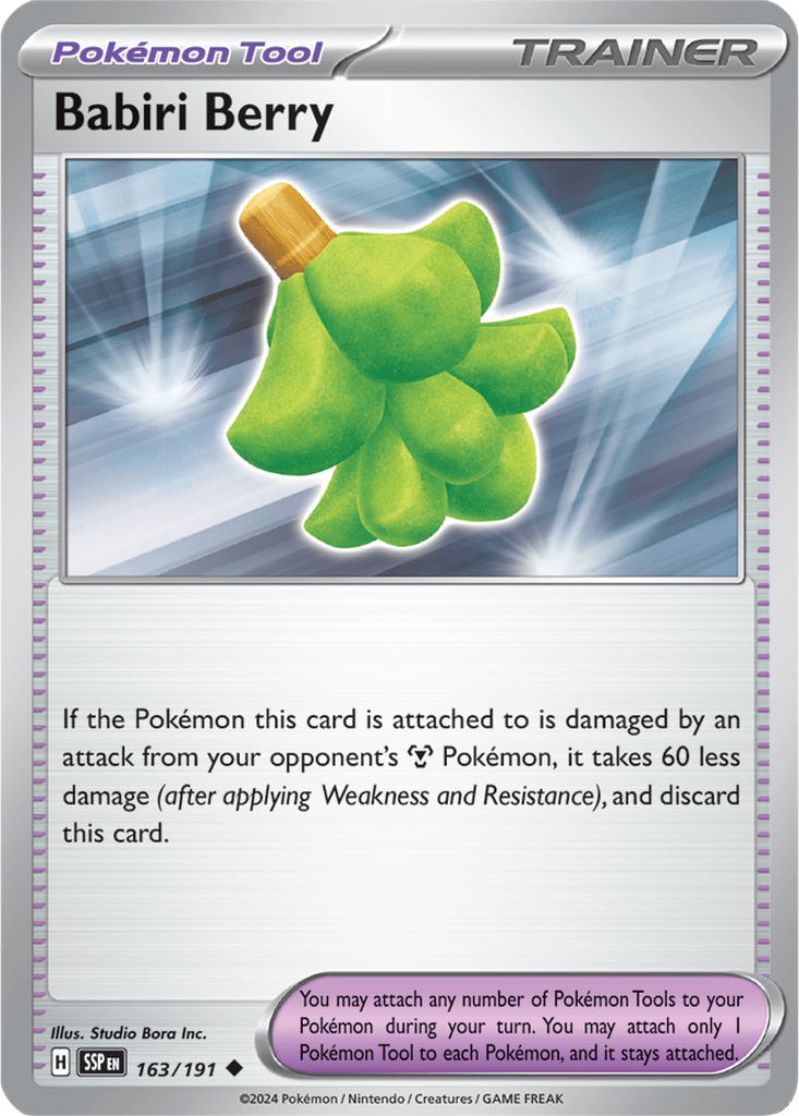 Surging Sparks 163/191 Babiri Berry