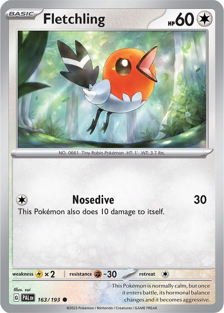 Paldea Evolved 163/193 Fletchling