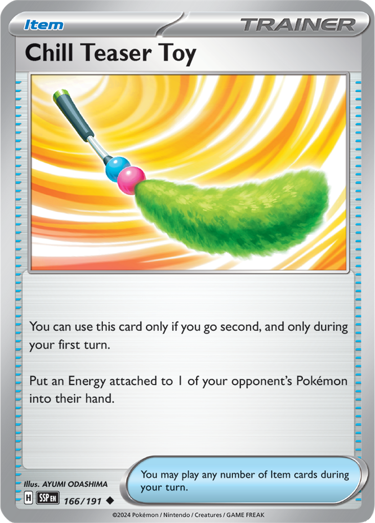 Surging Sparks 166/191 Chill Teaser Toy