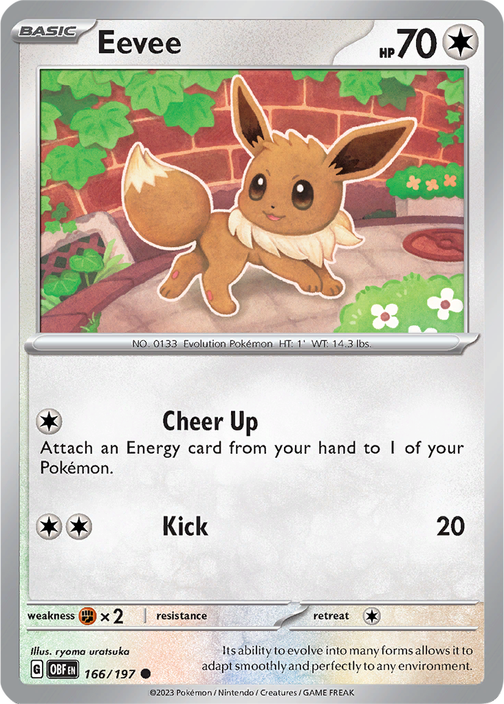 Obsidian Flames 166/197 Eevee