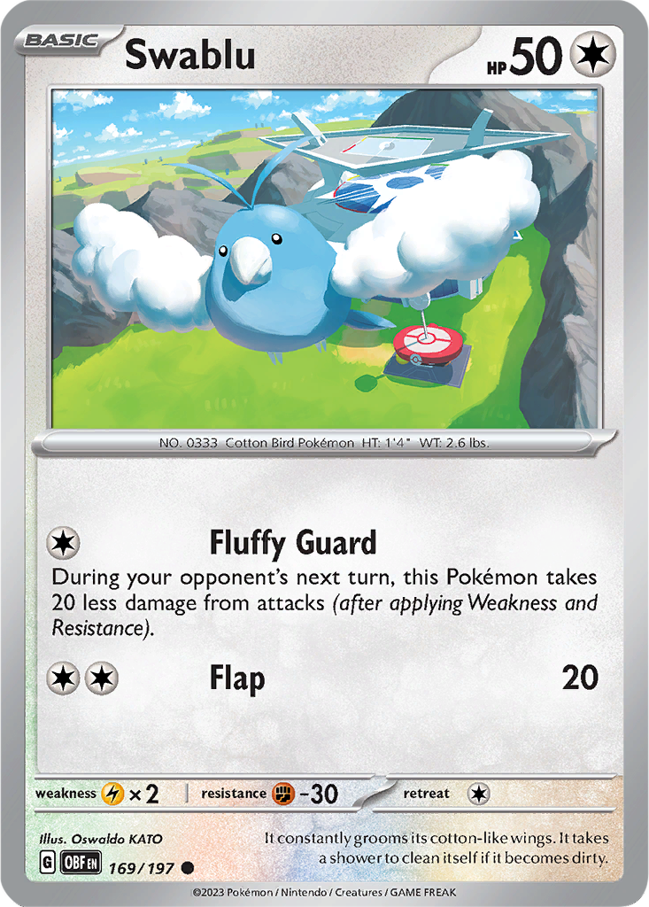 Obsidian Flames 169/197 Swablu