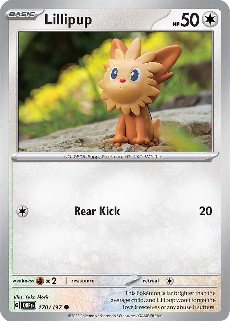 Obsidian Flames 170/197 Lillipup